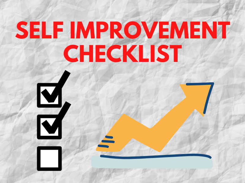 self improvement checklist