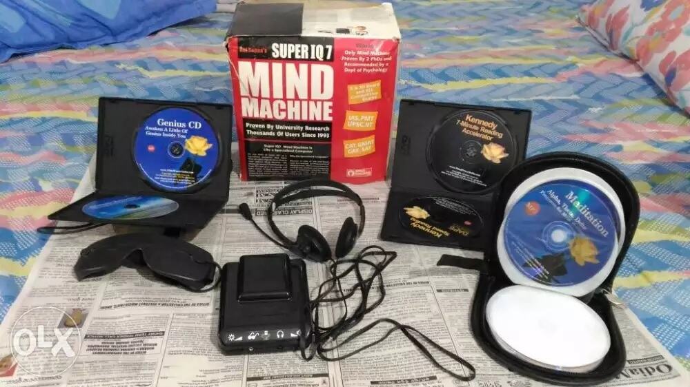 Super IQ7 Mind Machine along with equipment