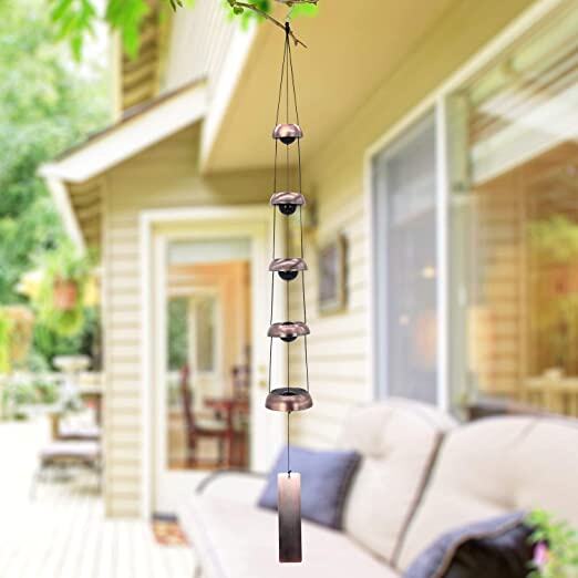 Wind Chime hanging on the porch