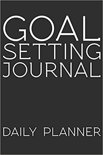 Goal Setting Journal - Daily Planner
