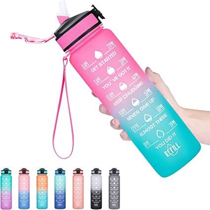 Motivational water bottle - Goal Setting Gifts