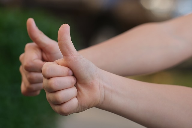 thumbs up, positive, gesture - Summer Goals