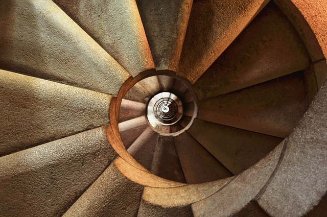 staircase, spiral