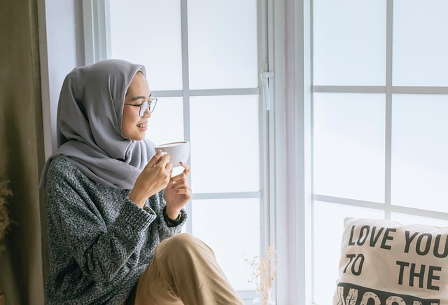 self-care, woman, hijab