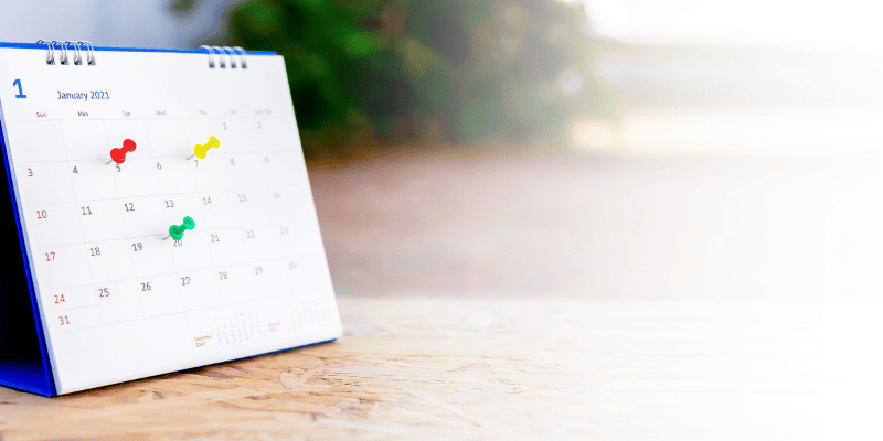 Schedule workouts into your calendar