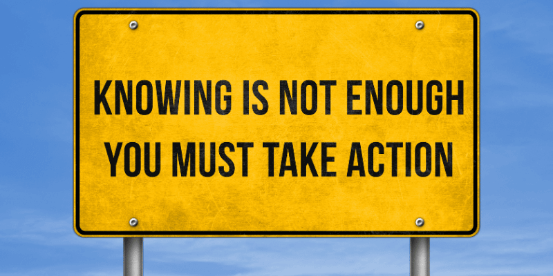 You motivate people to take action. 