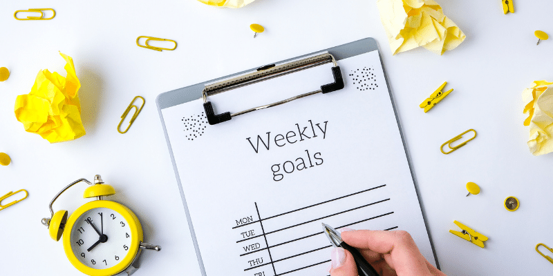 85+ Weekly Goals_ Ideas & Examples
