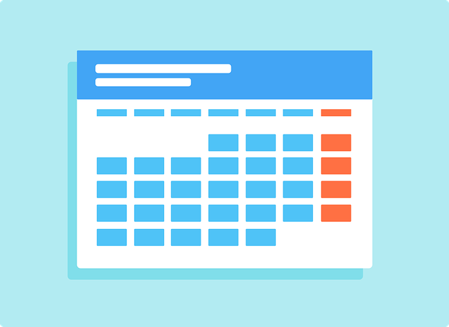 calendar representing 6 month goal plans
