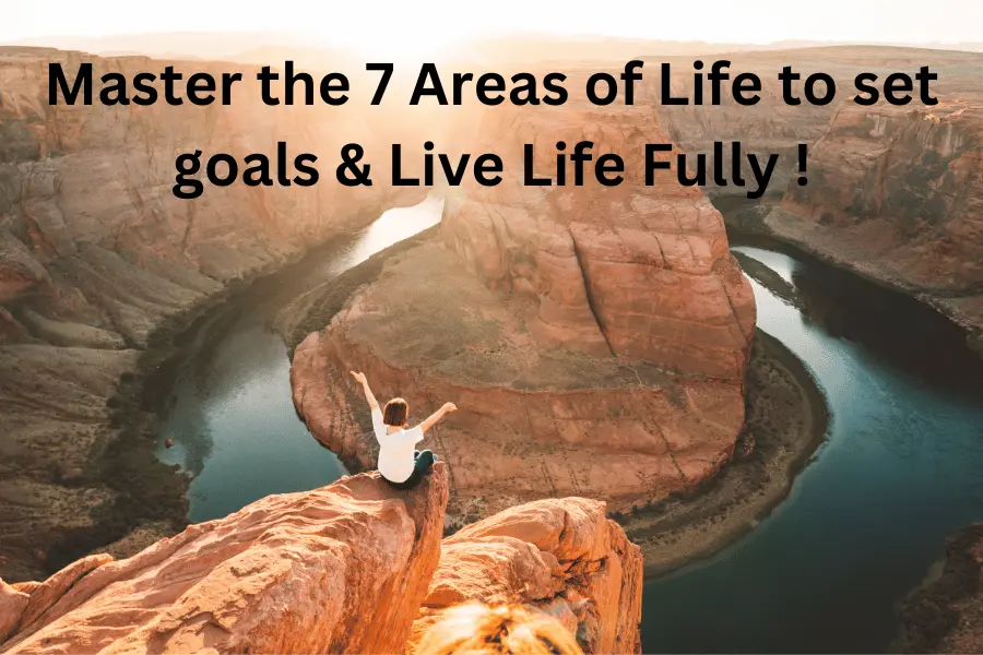 Master the 7 Areas of Life to set goals & Live Life Fully !